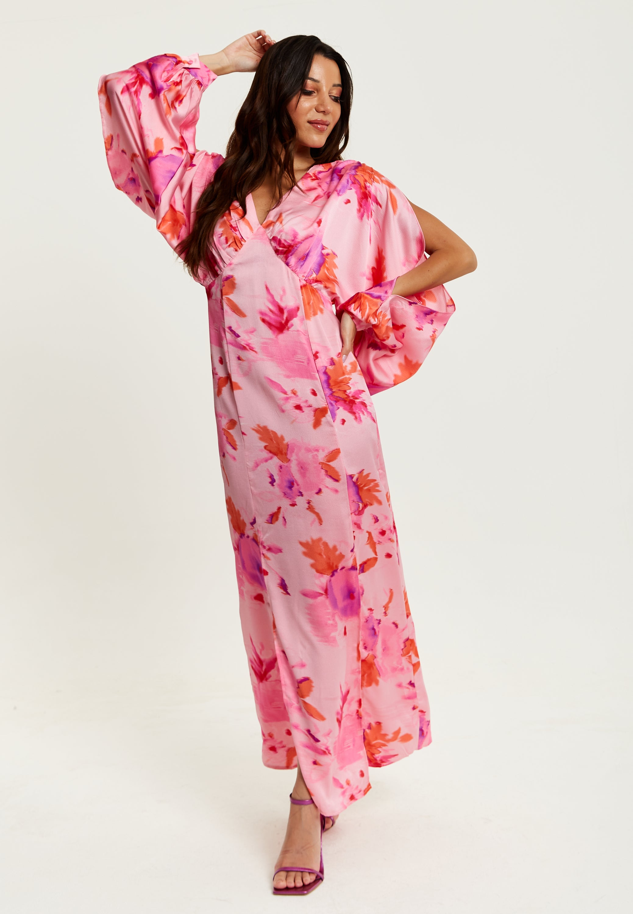 Elegant floral maxi dresses hotsell