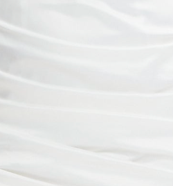 
                  
                    Liquorish One Shoulder Feather Mini Dress In White
                  
                
