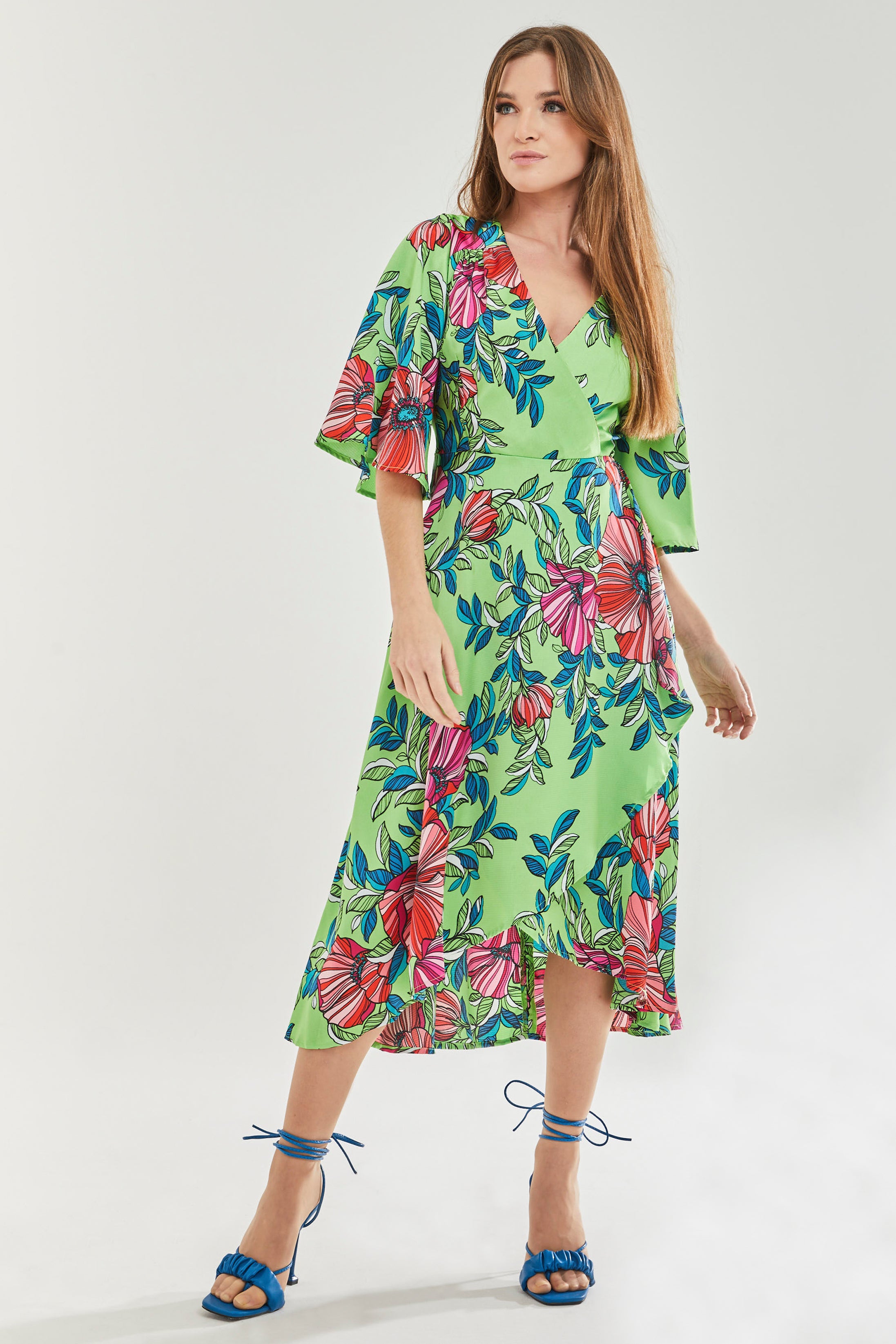 Elegant floral maxi dresses best sale