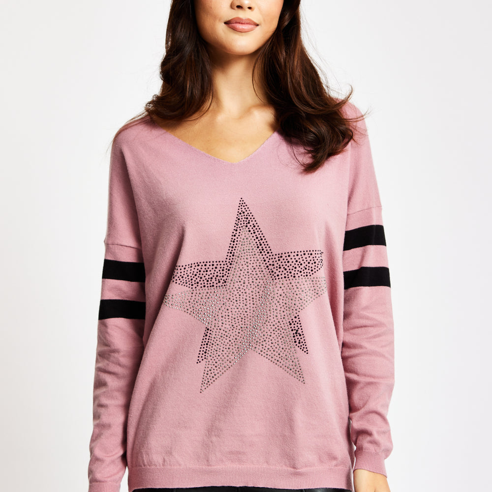 
                  
                    Divine Grace Pink Long Sleeve Jumper with Sparkly Star
                  
                