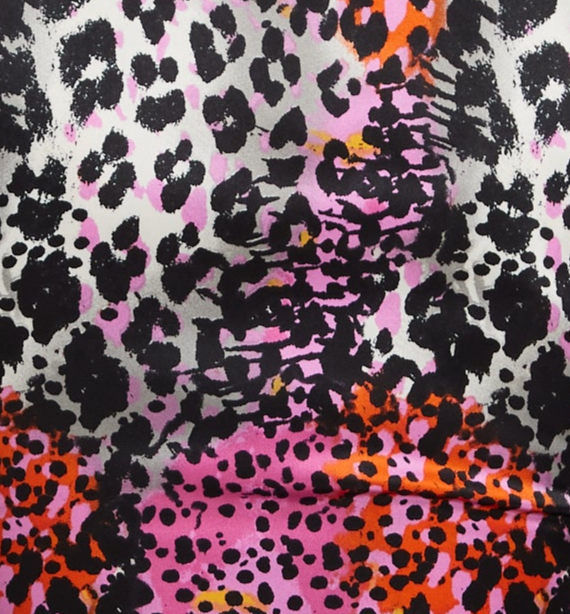 
                  
                    Multicolour Animal Print Wrap Top
                  
                