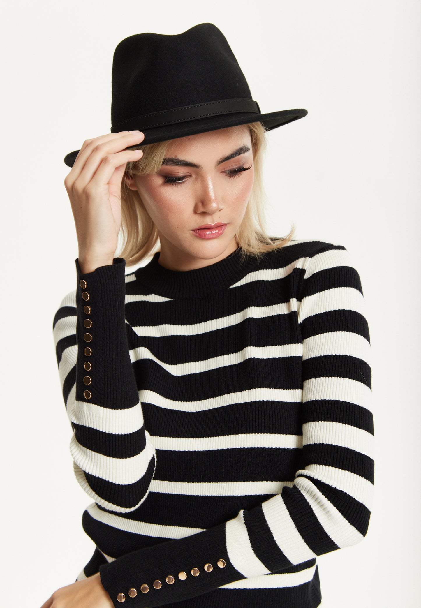 
                  
                    Black Wool Fedora Hat
                  
                