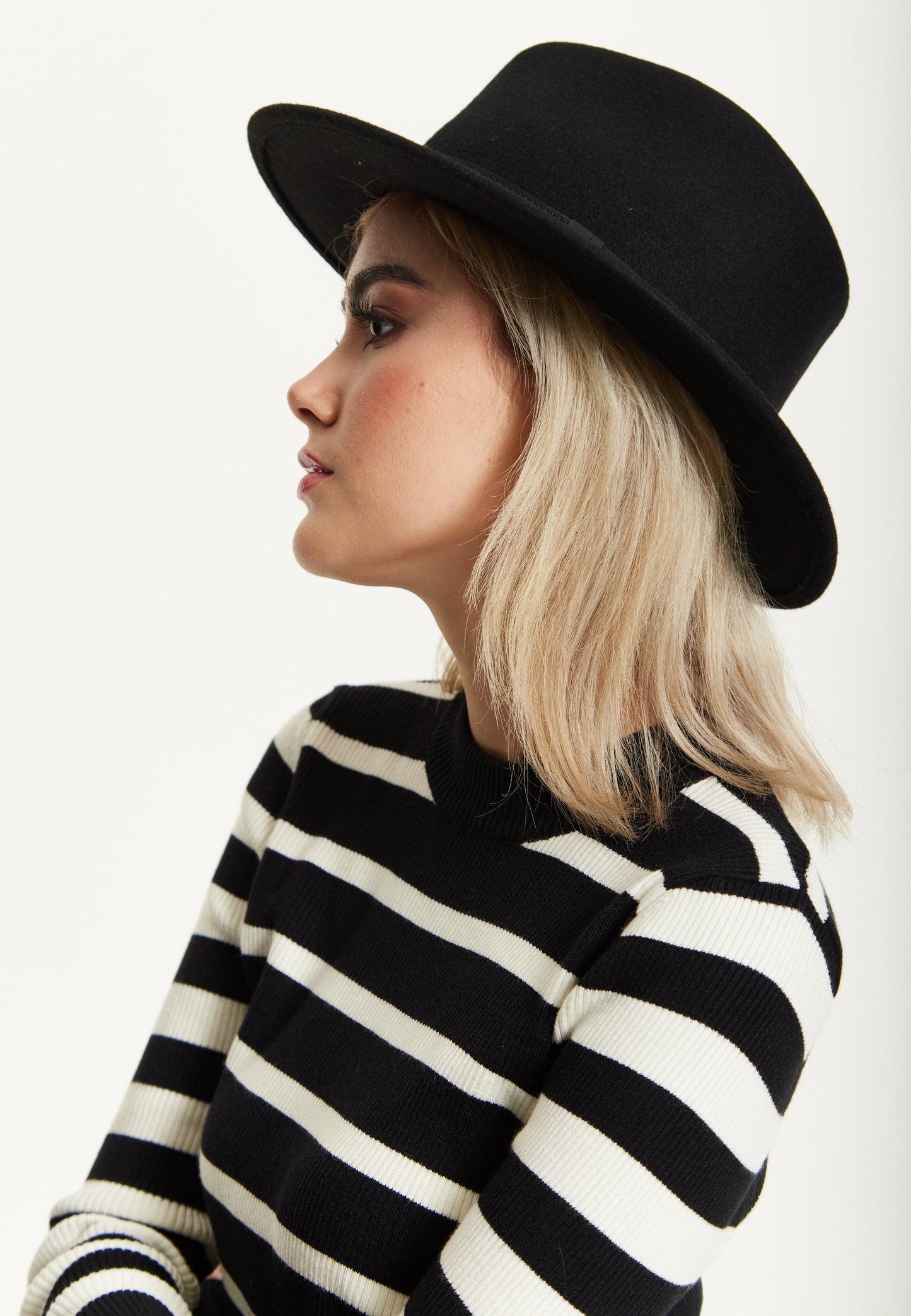 
                  
                    Black Wool Fedora Hat
                  
                