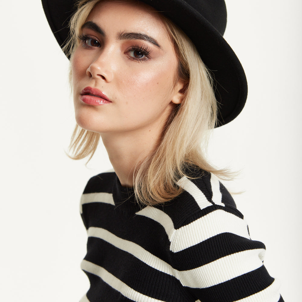 
                  
                    Black Wool Fedora Hat
                  
                