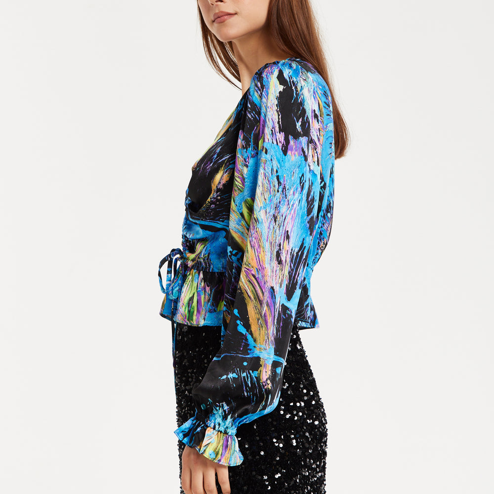 
                  
                    Liquorish Multicolour Abstract Print Top
                  
                