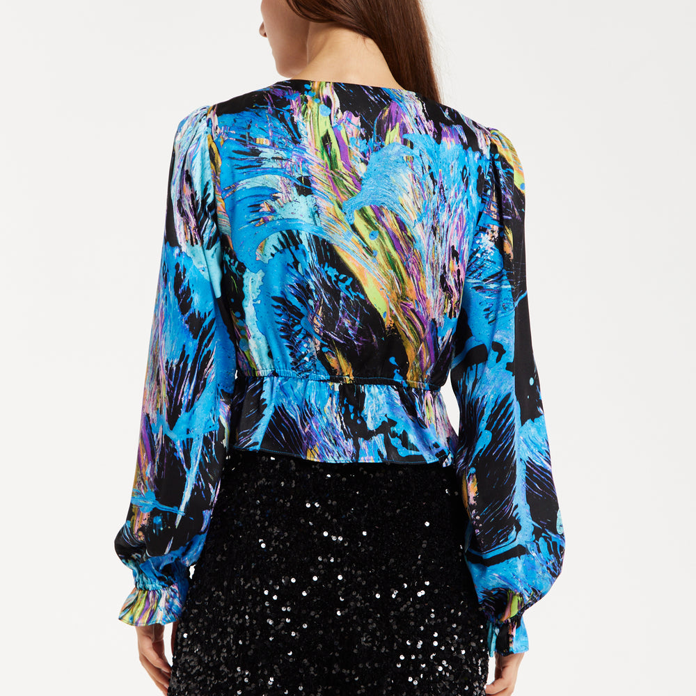 
                  
                    Liquorish Multicolour Abstract Print Top
                  
                