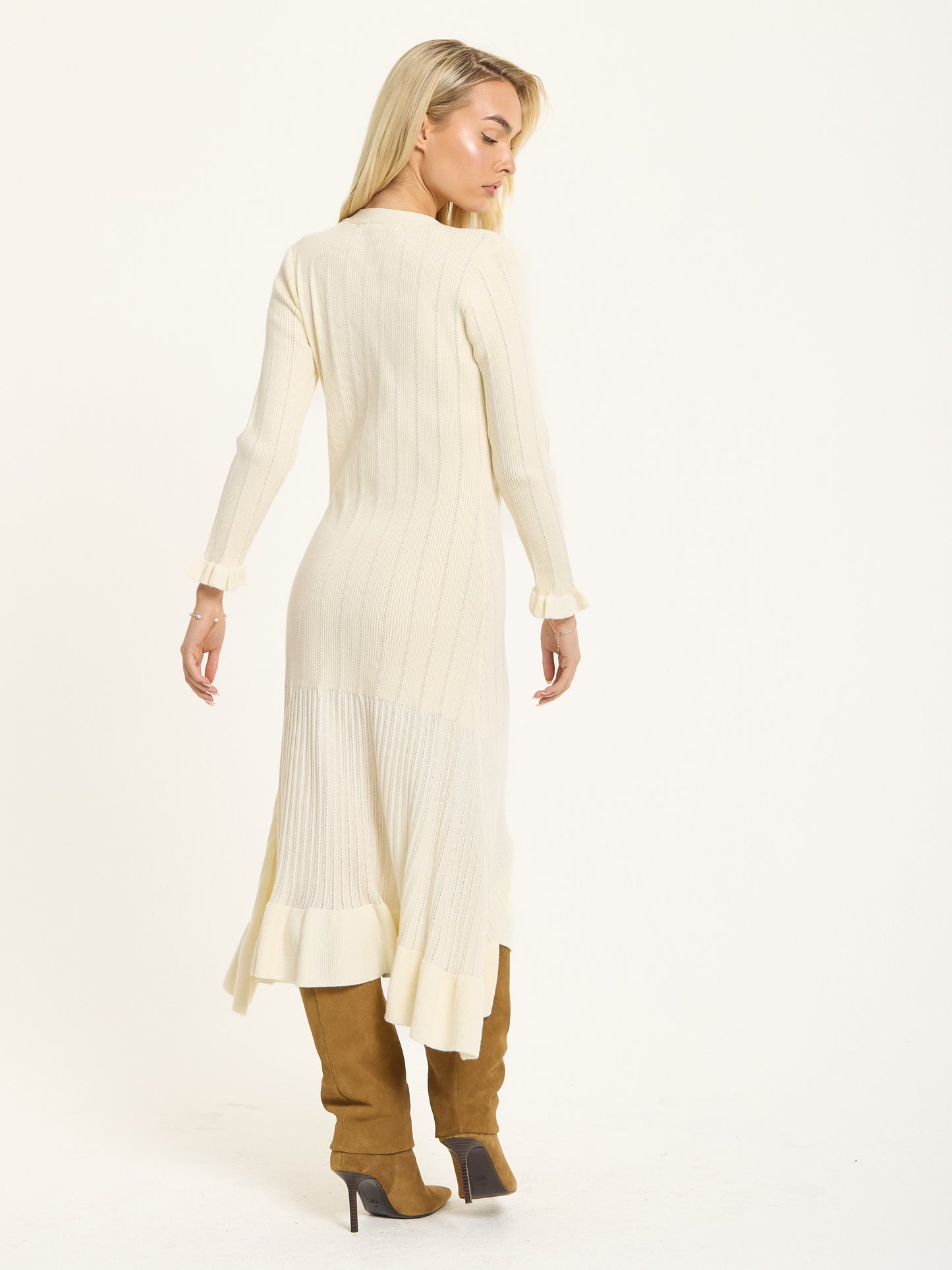 
                  
                    Button Down Knit Midi Dress
                  
                