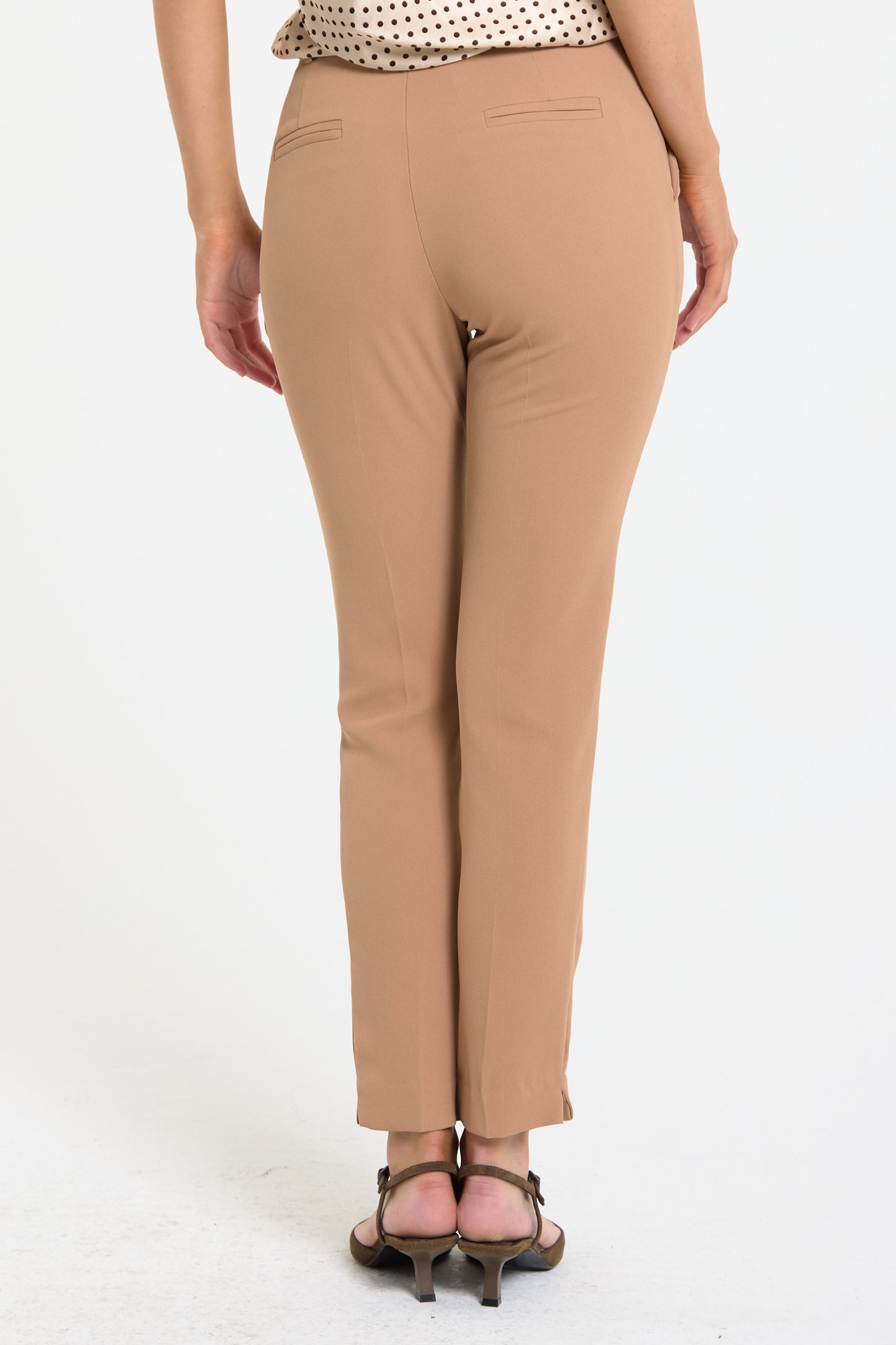 
                  
                    Camel Tailored Slim Fit Trousers
                  
                