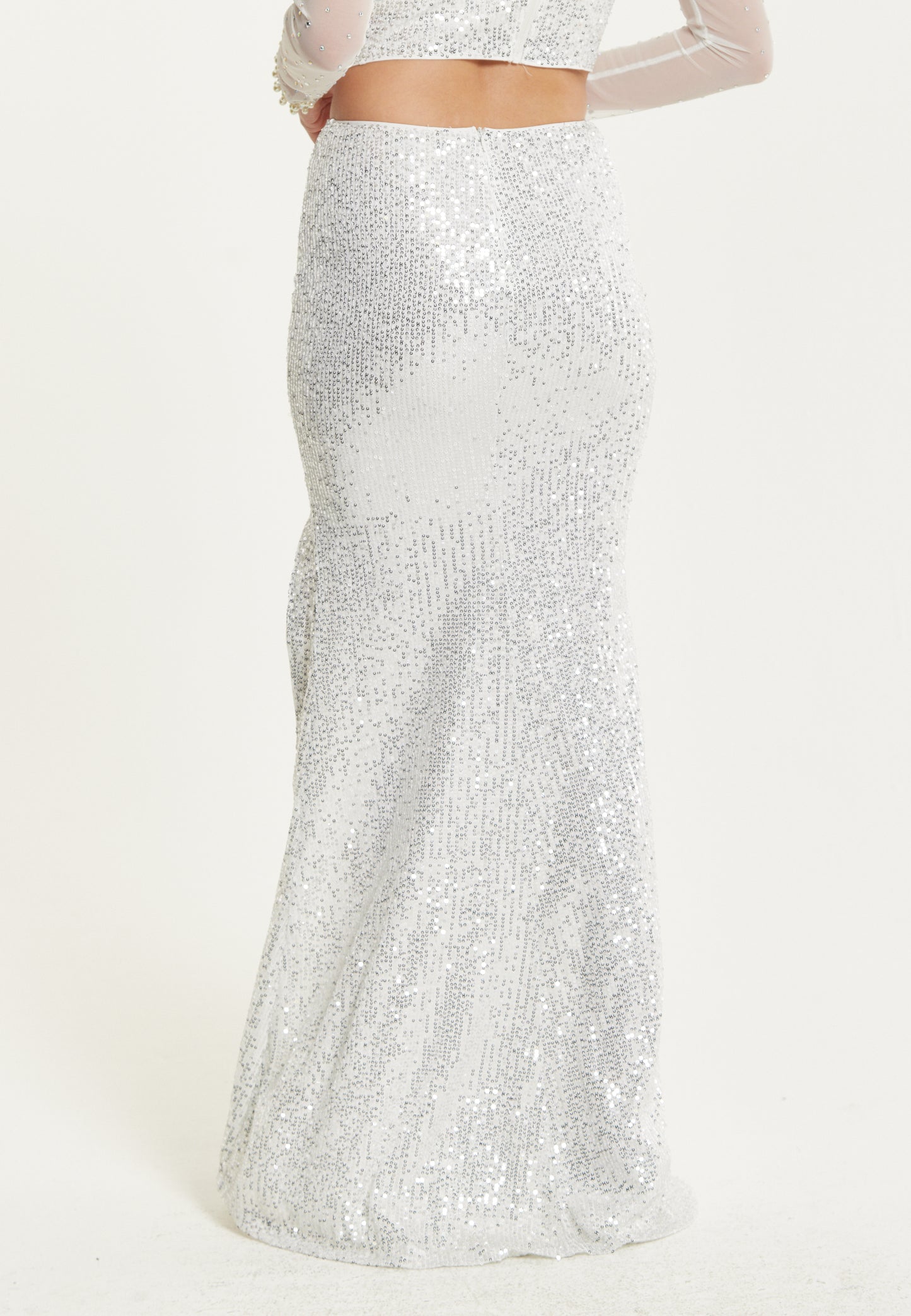 
                  
                    Pearl Sequin Two Piece Maxi Set
                  
                