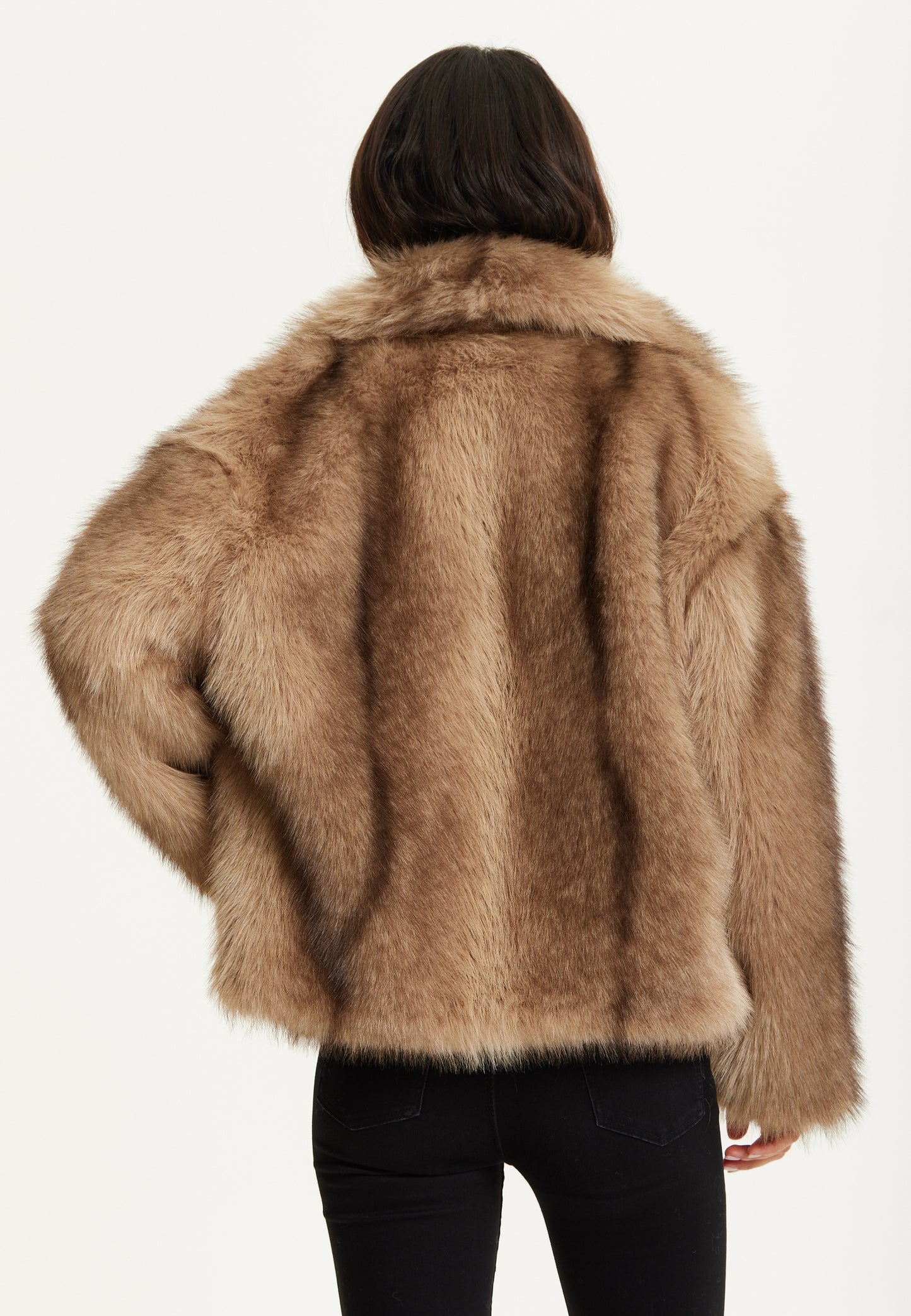 
                  
                    Camel Faux Fur Coat
                  
                