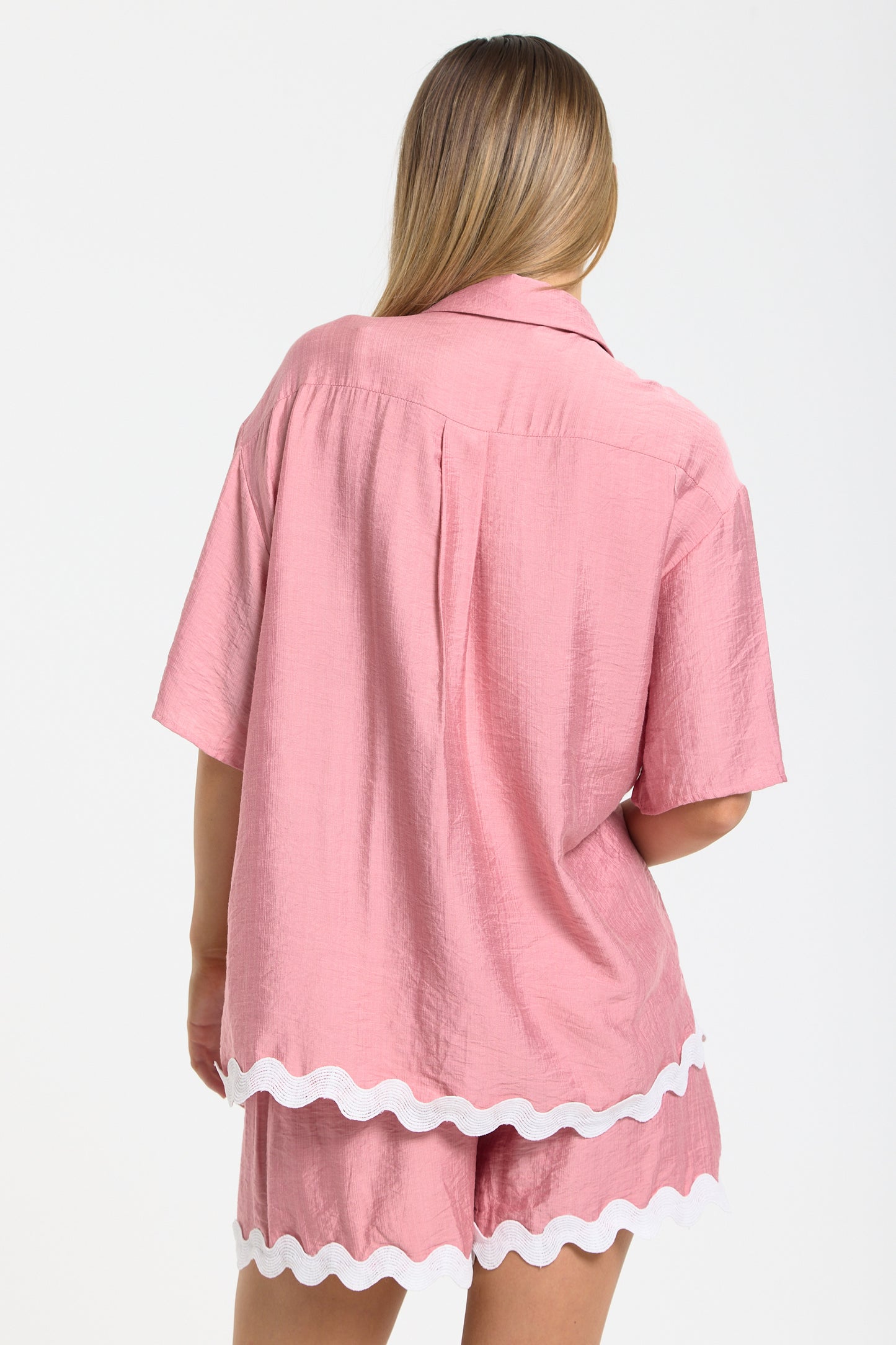 
                  
                    Pink Ric Rac Trim Co-Ord Set
                  
                