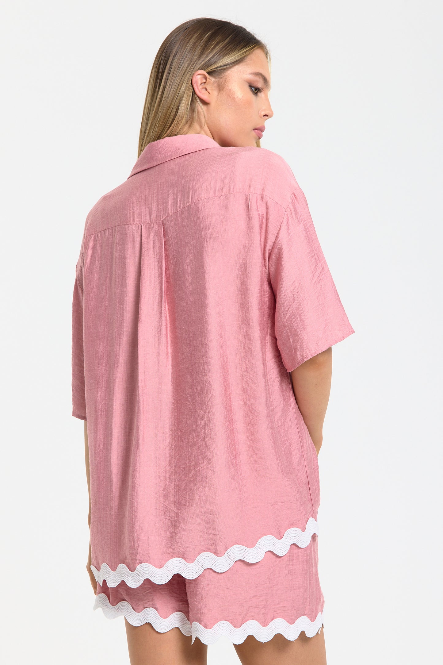 
                  
                    Pink Ric Rac Trim Co-Ord Set
                  
                