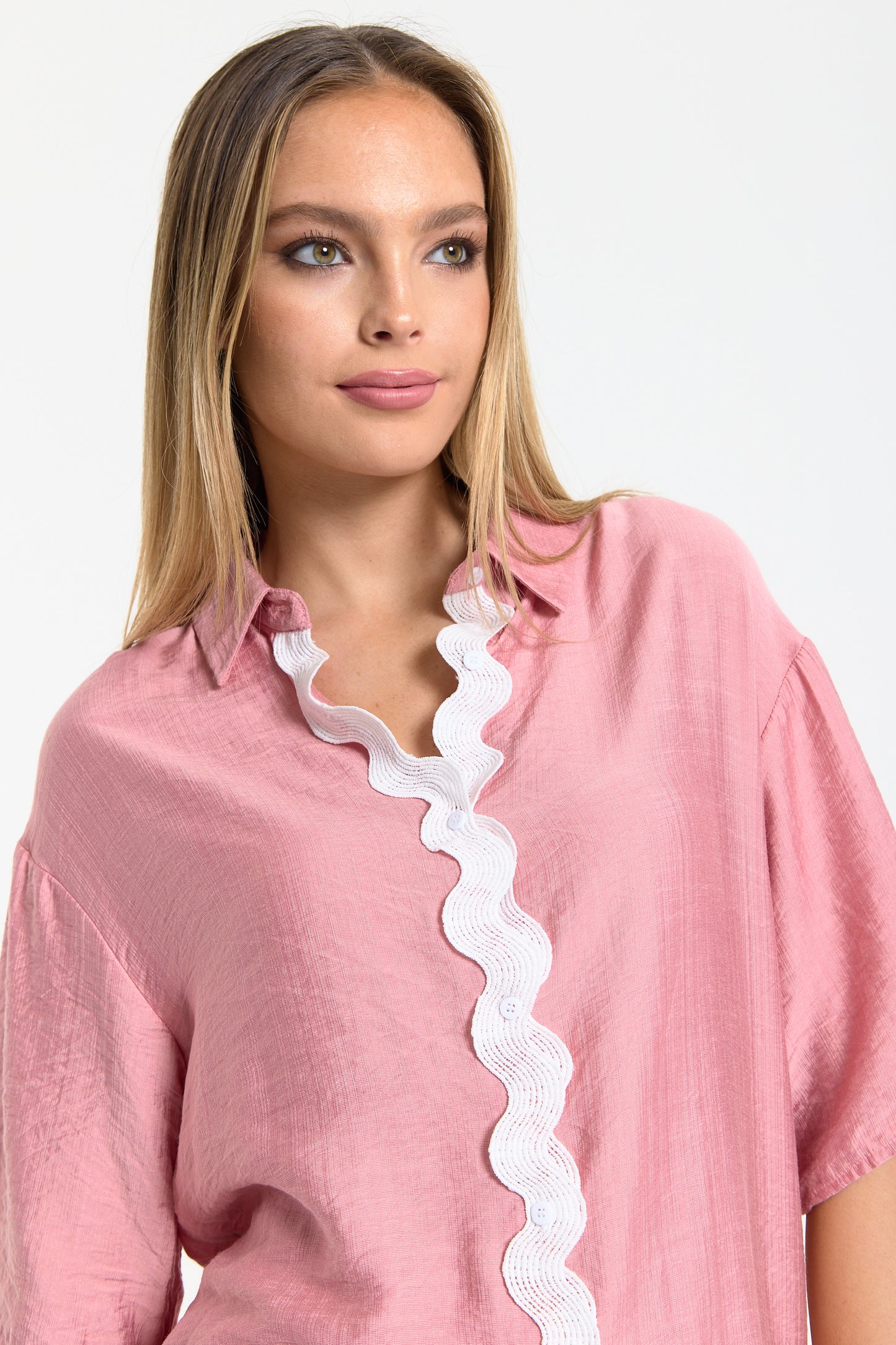 
                  
                    Pink Ric Rac Trim Co-Ord Set
                  
                