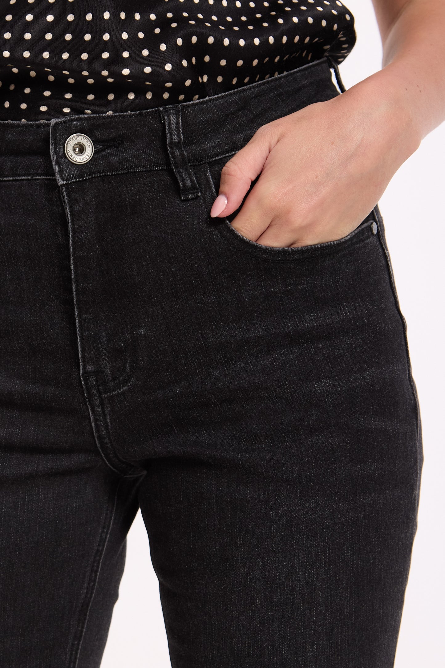 
                  
                    Black High Waisted Flare Jeans
                  
                