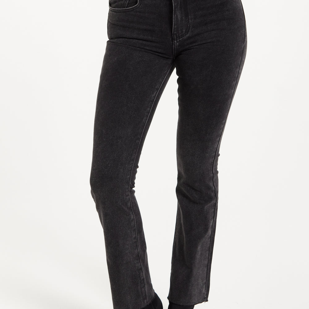 
                  
                    Liquorish High-Waisted Jean in Black
                  
                