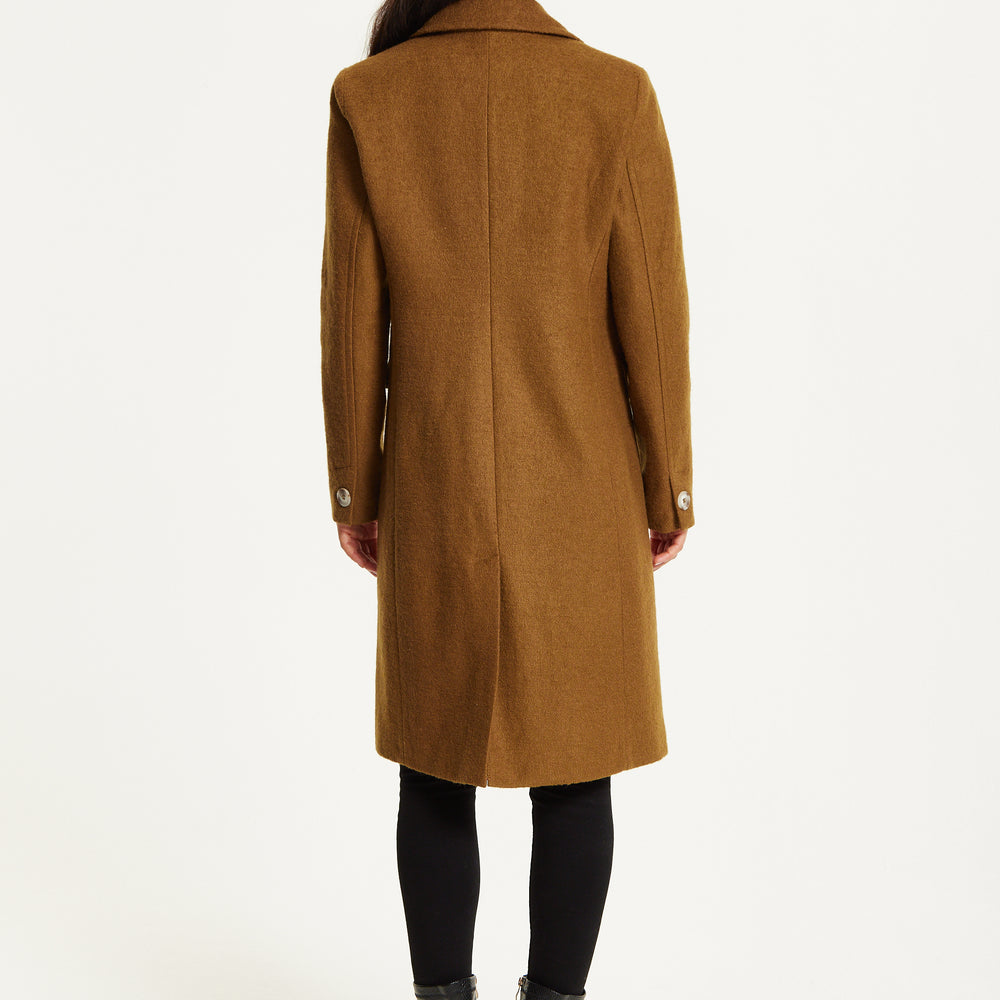 
                  
                    Camel Wool Blend Double Breasted Coat
                  
                