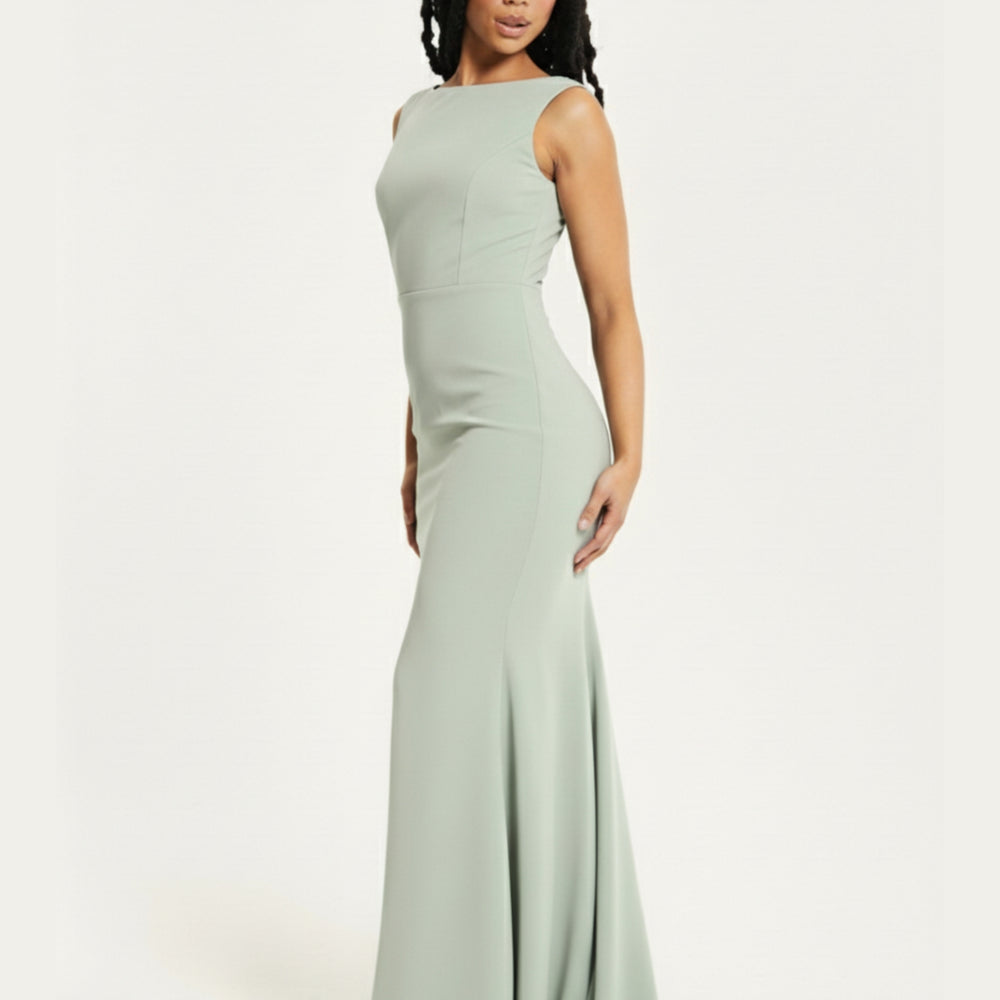
                  
                    Sage Draped Cowl Back Maxi Dress
                  
                