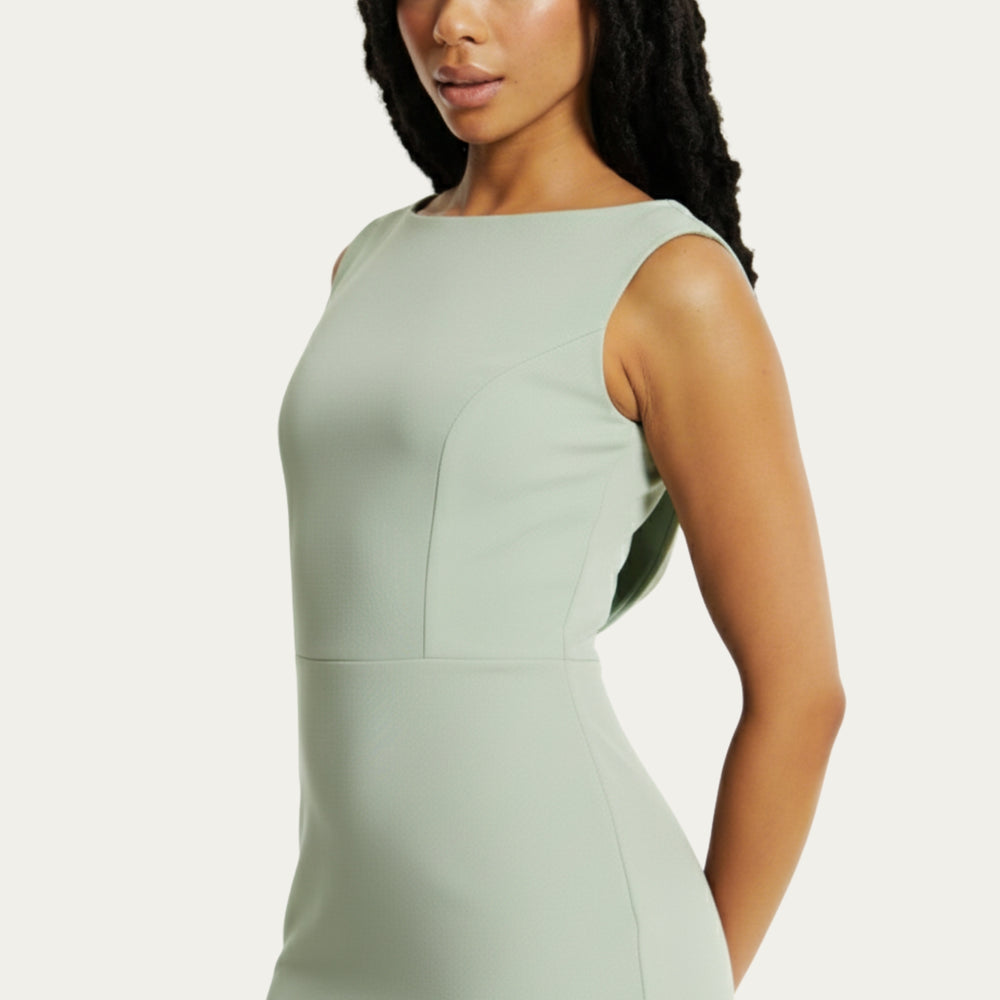 
                  
                    Sage Draped Cowl Back Maxi Dress
                  
                