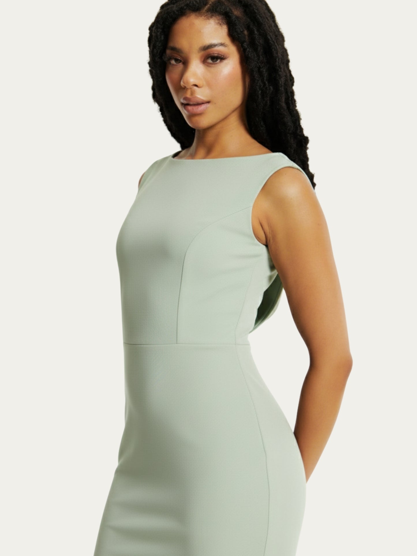 
                  
                    Sage Draped Cowl Back Maxi Dress
                  
                
