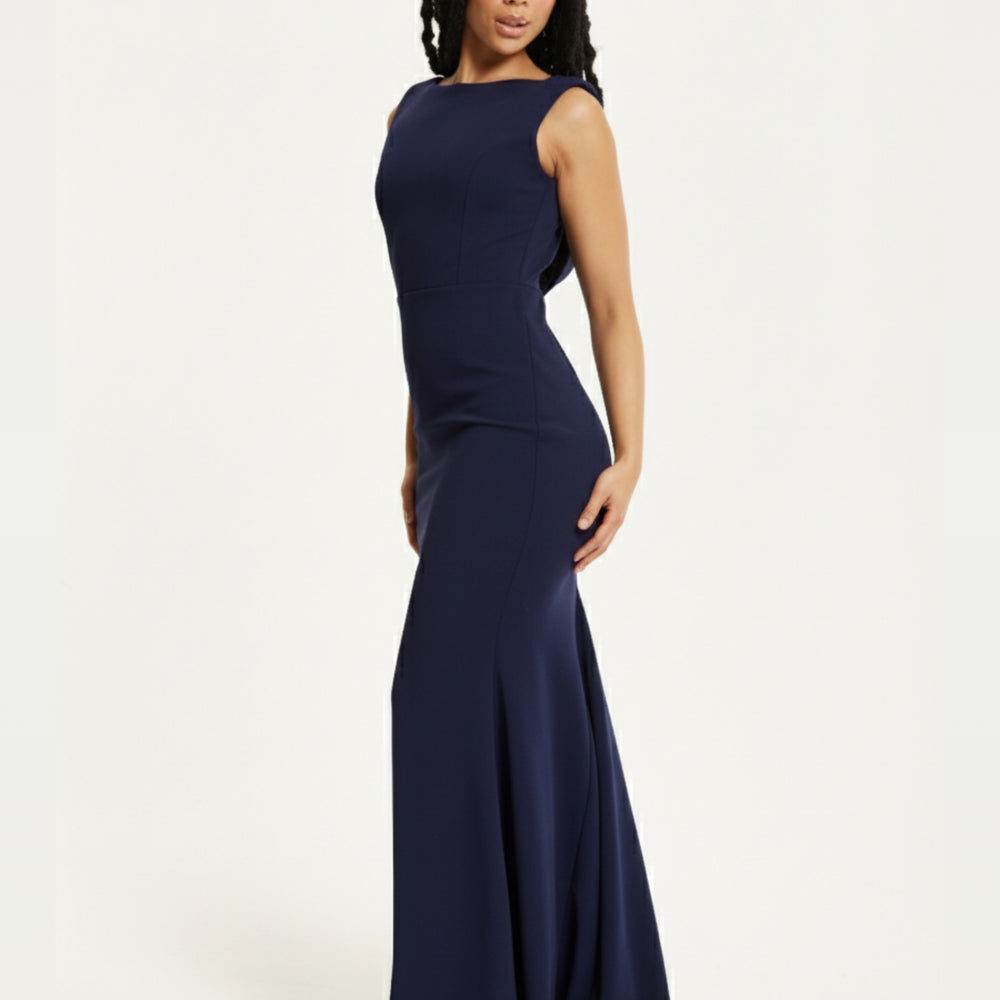 
                  
                    Navy Sleeveless Maxi Dress
                  
                