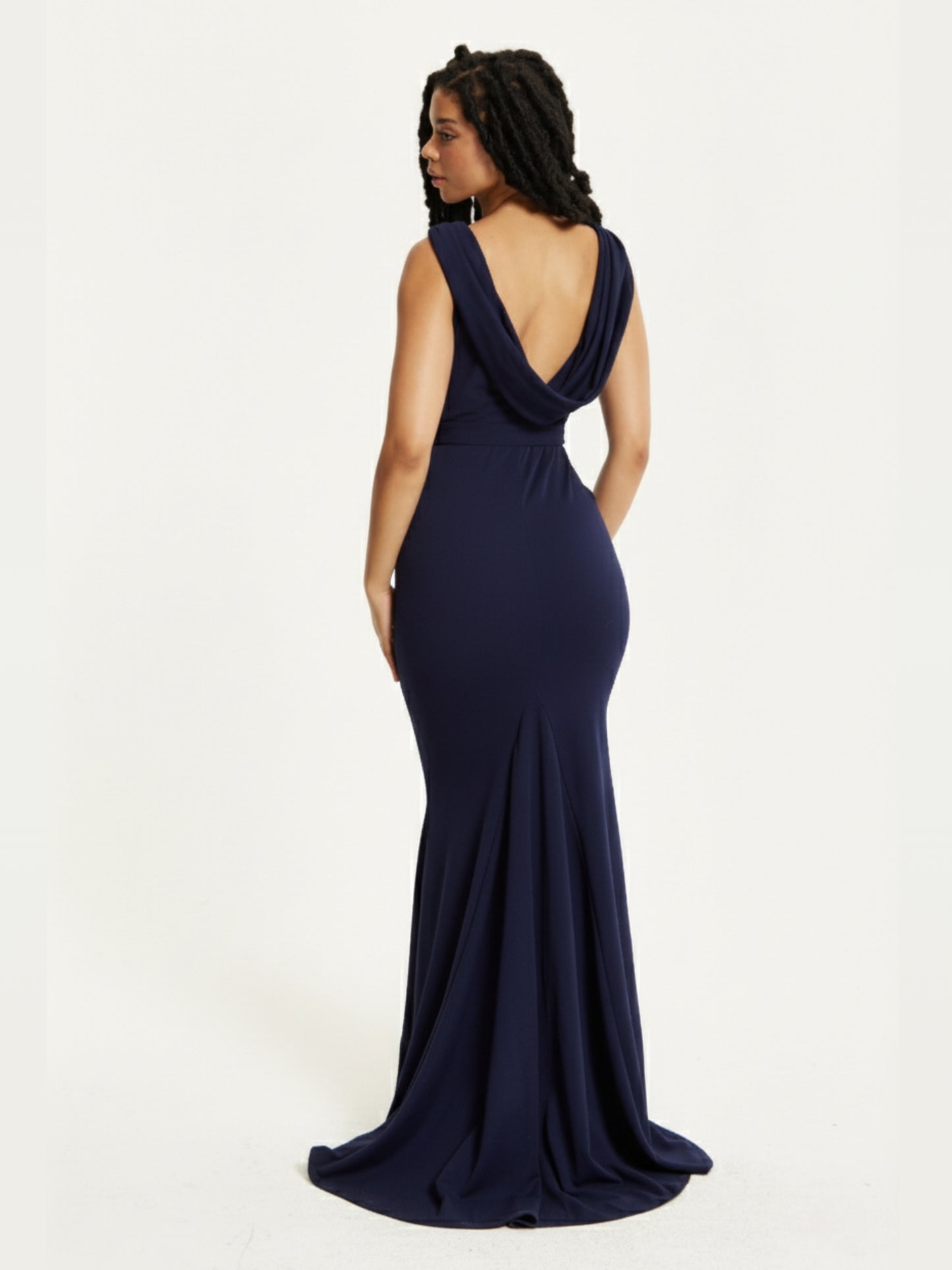 
                  
                    Navy Sleeveless Maxi Dress
                  
                