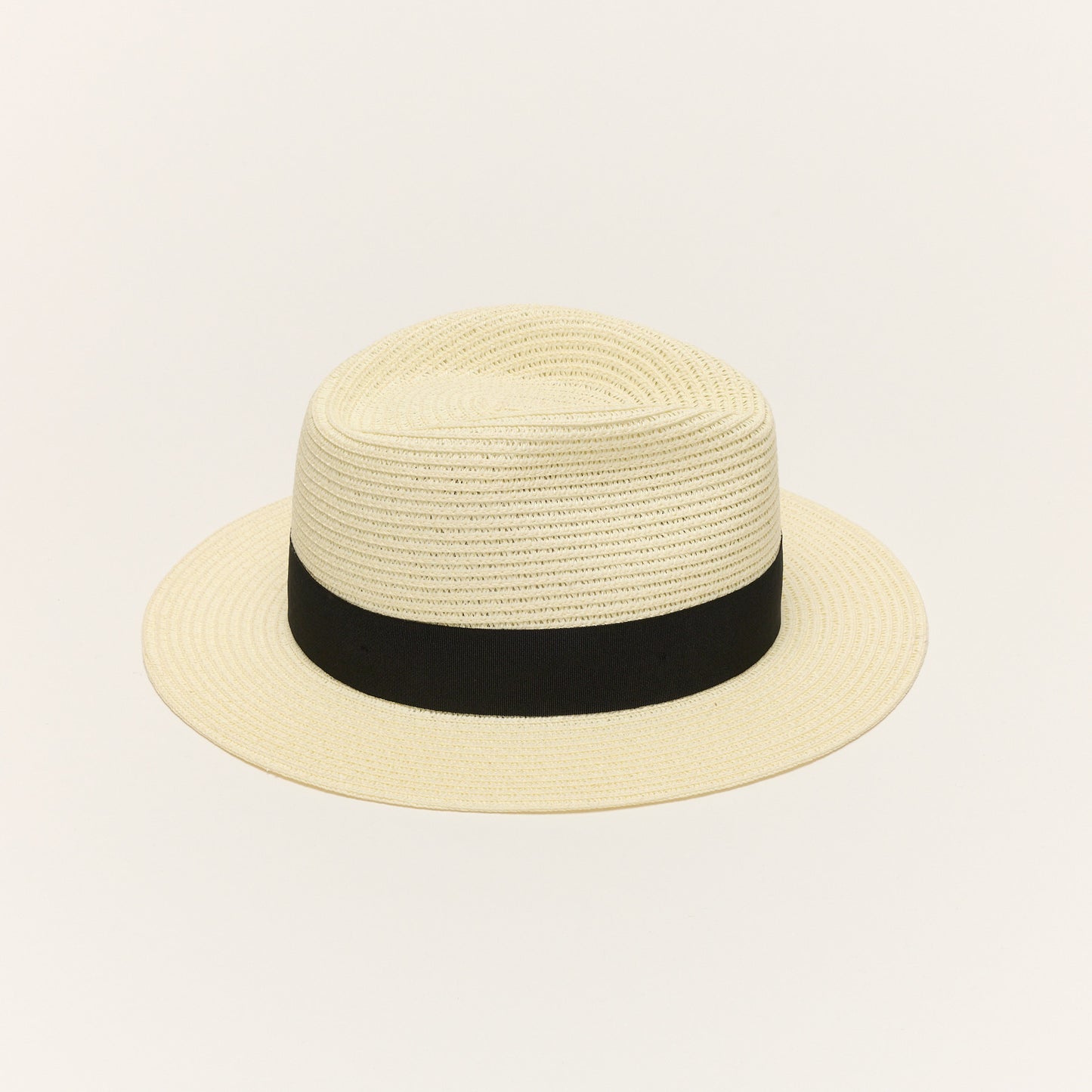 
                  
                    Cream Paper Straw Fedora Hat With Ribbon Band
                  
                