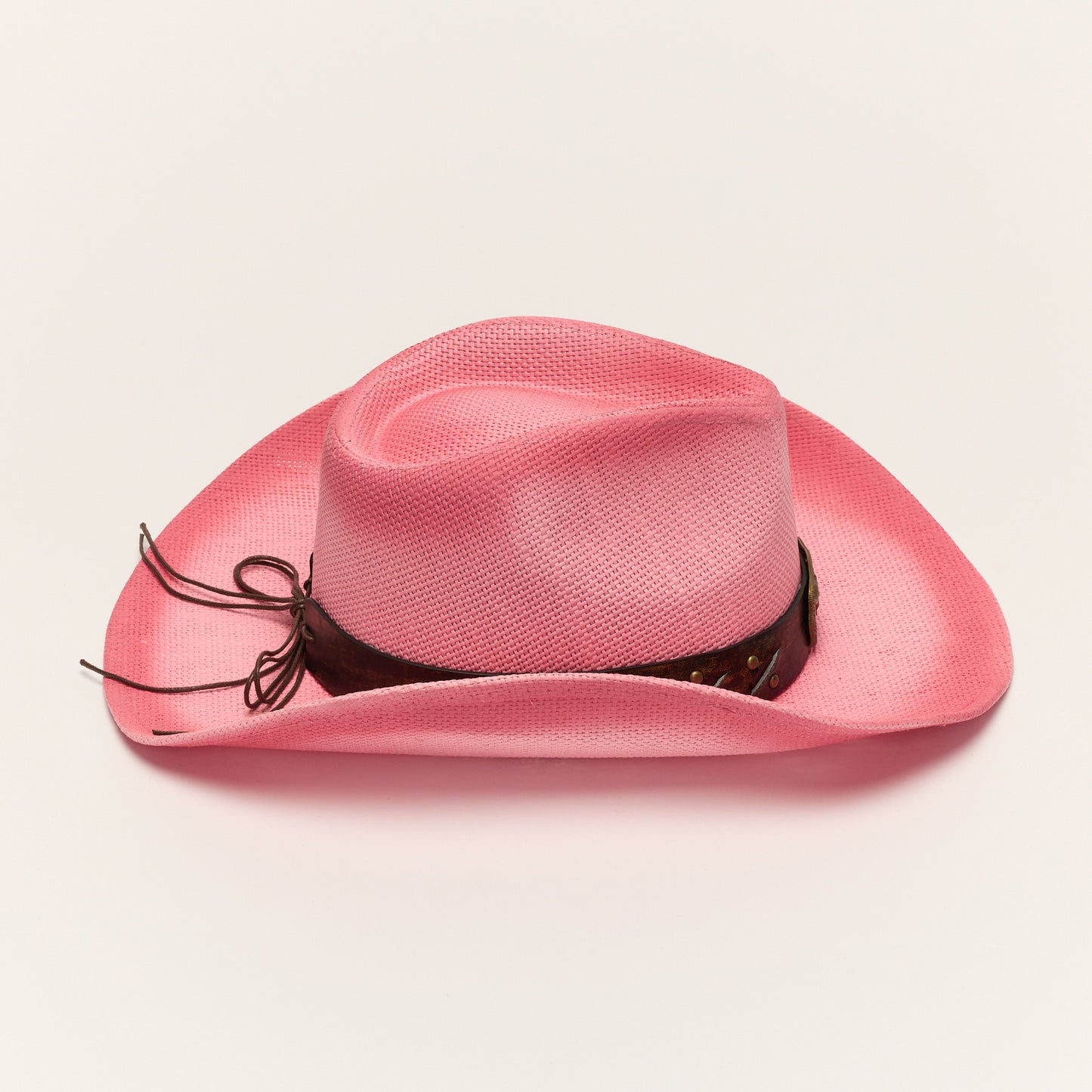 
                  
                    Pink Summer Straw Cowboy Hat Western Style
                  
                