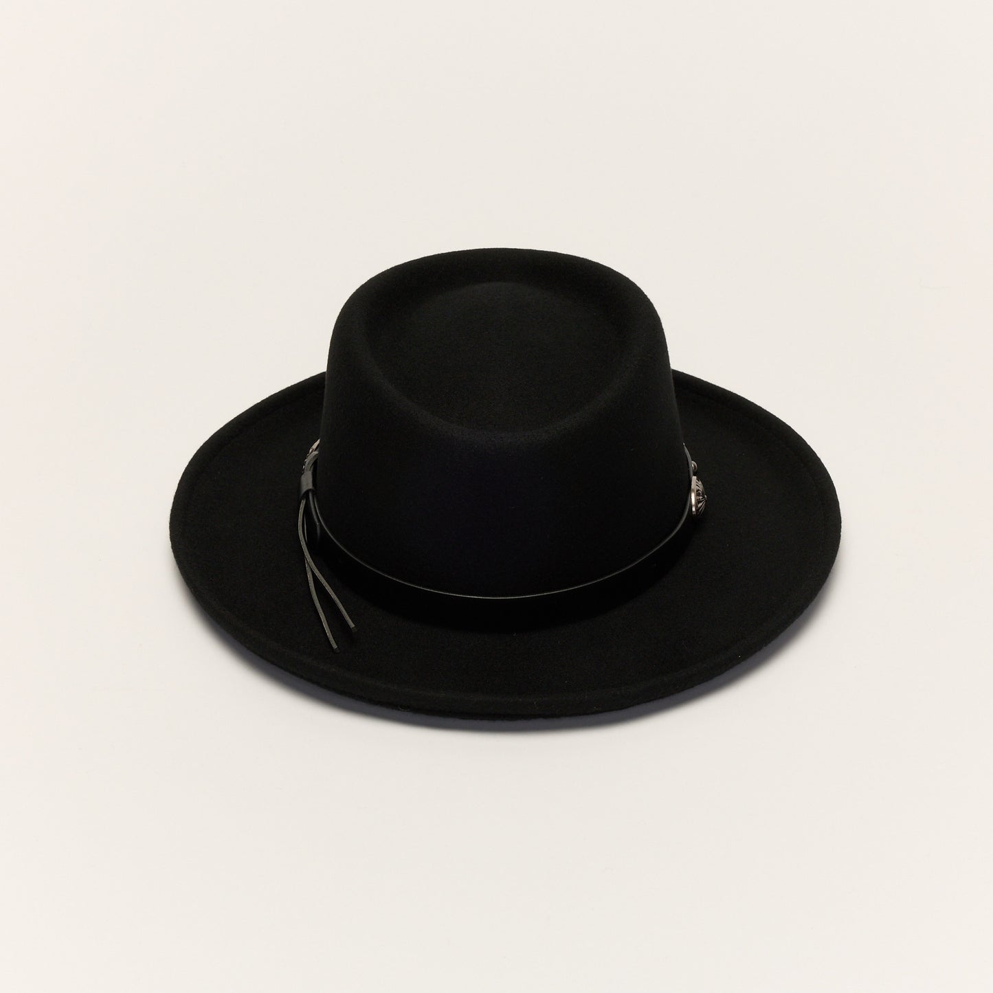 
                  
                    Black Gambler Hat With Silver Band
                  
                
