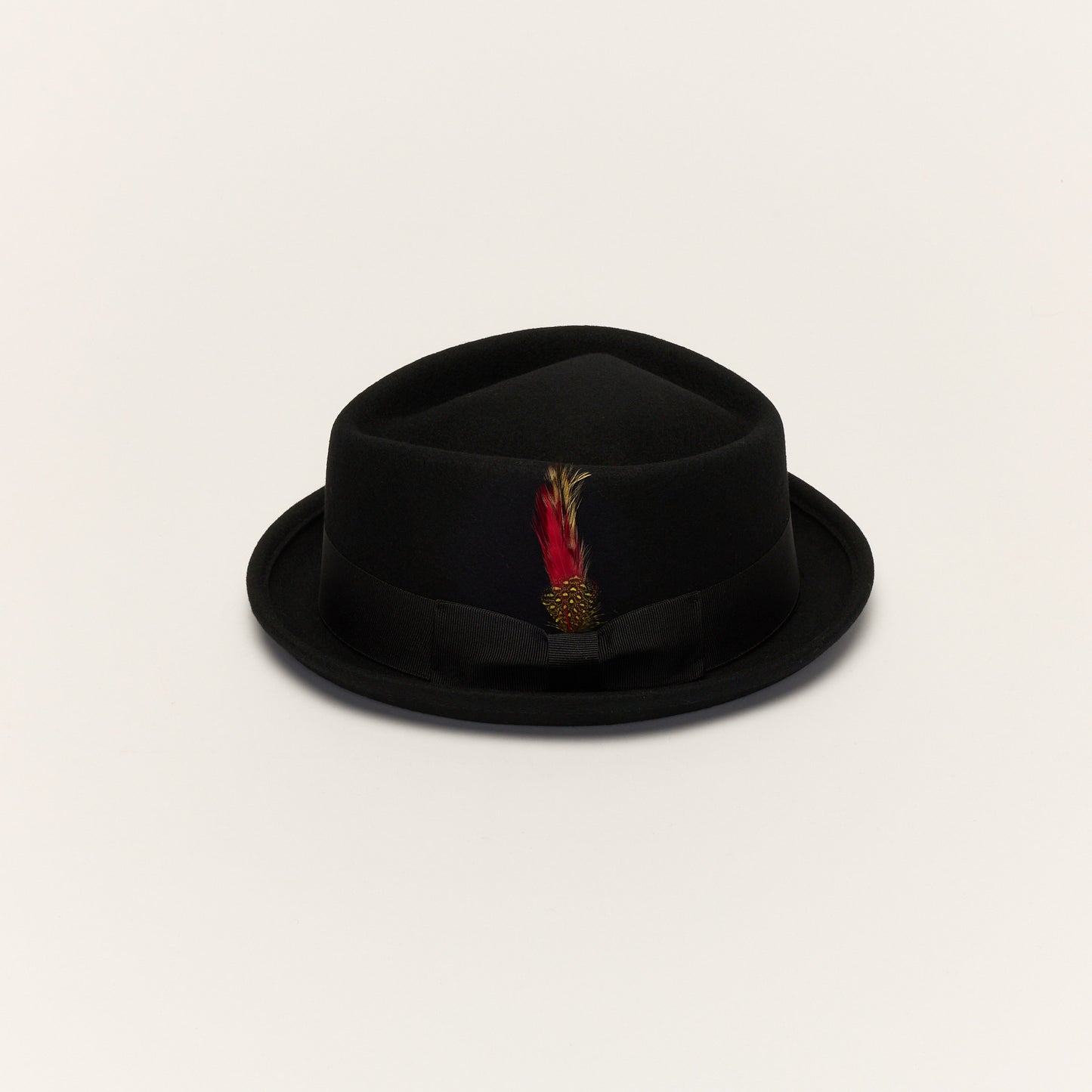 
                  
                    Diamond Crown Black Wool Pork Pie Hat
                  
                