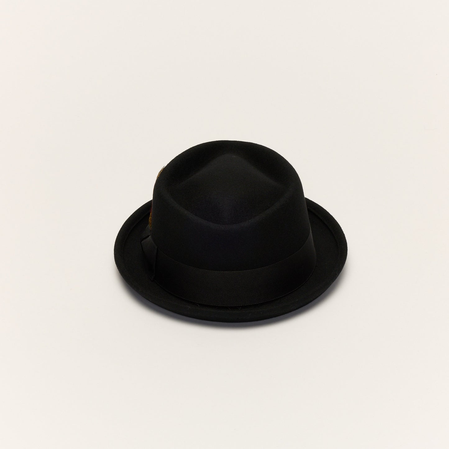 
                  
                    Diamond Crown Black Wool Pork Pie Hat
                  
                