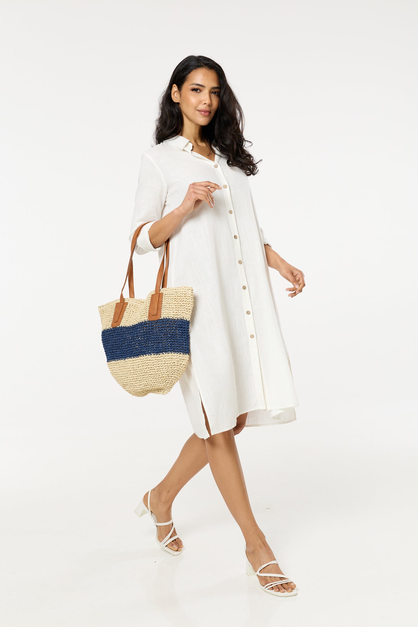 
                  
                    Woven Stripe Beach Tote Bag
                  
                