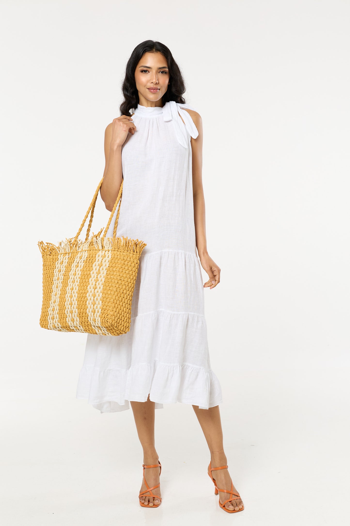 
                  
                    Fringe Stripe Beach Tote Bag
                  
                
