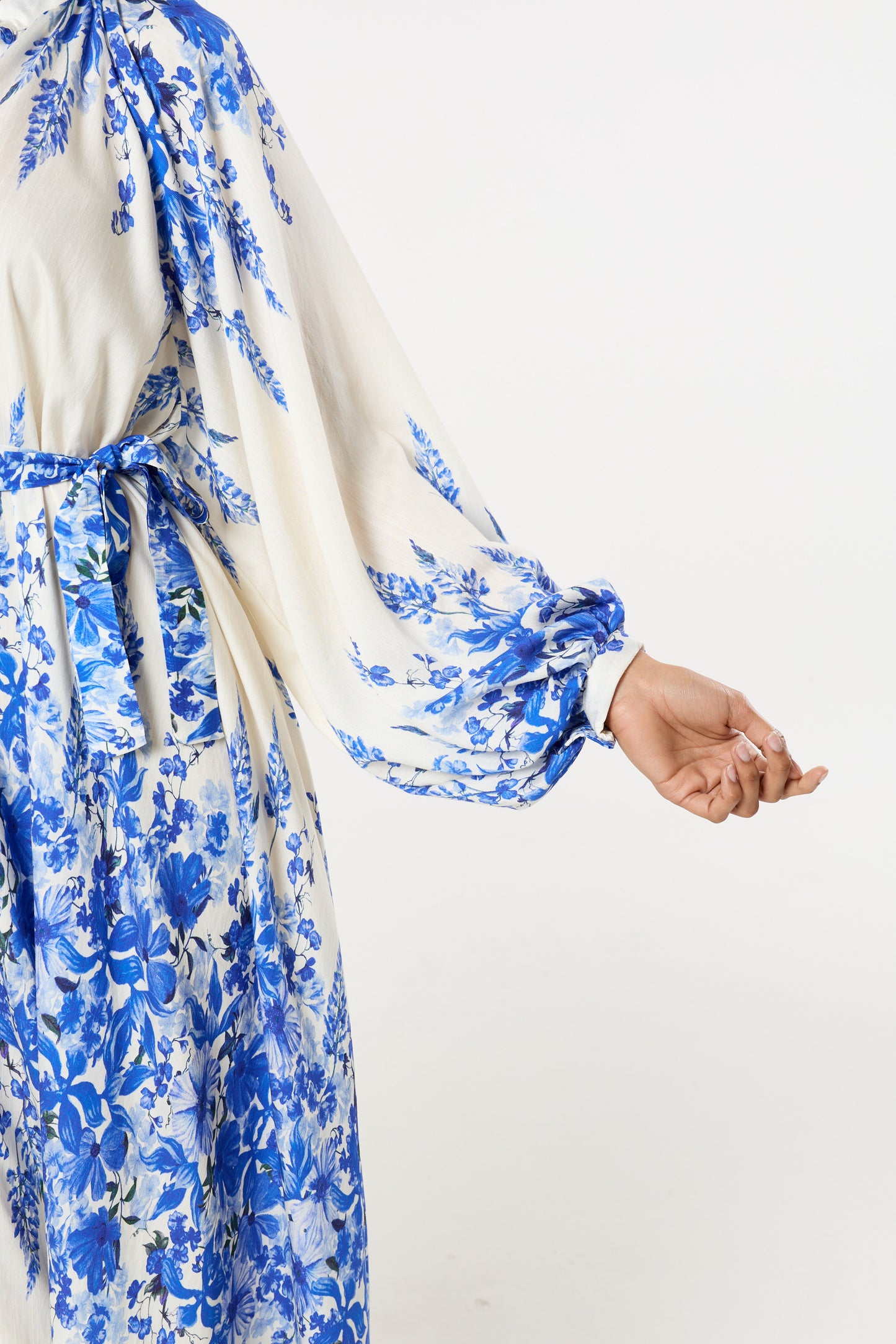 
                  
                    Blue Floral Maxi Dress
                  
                