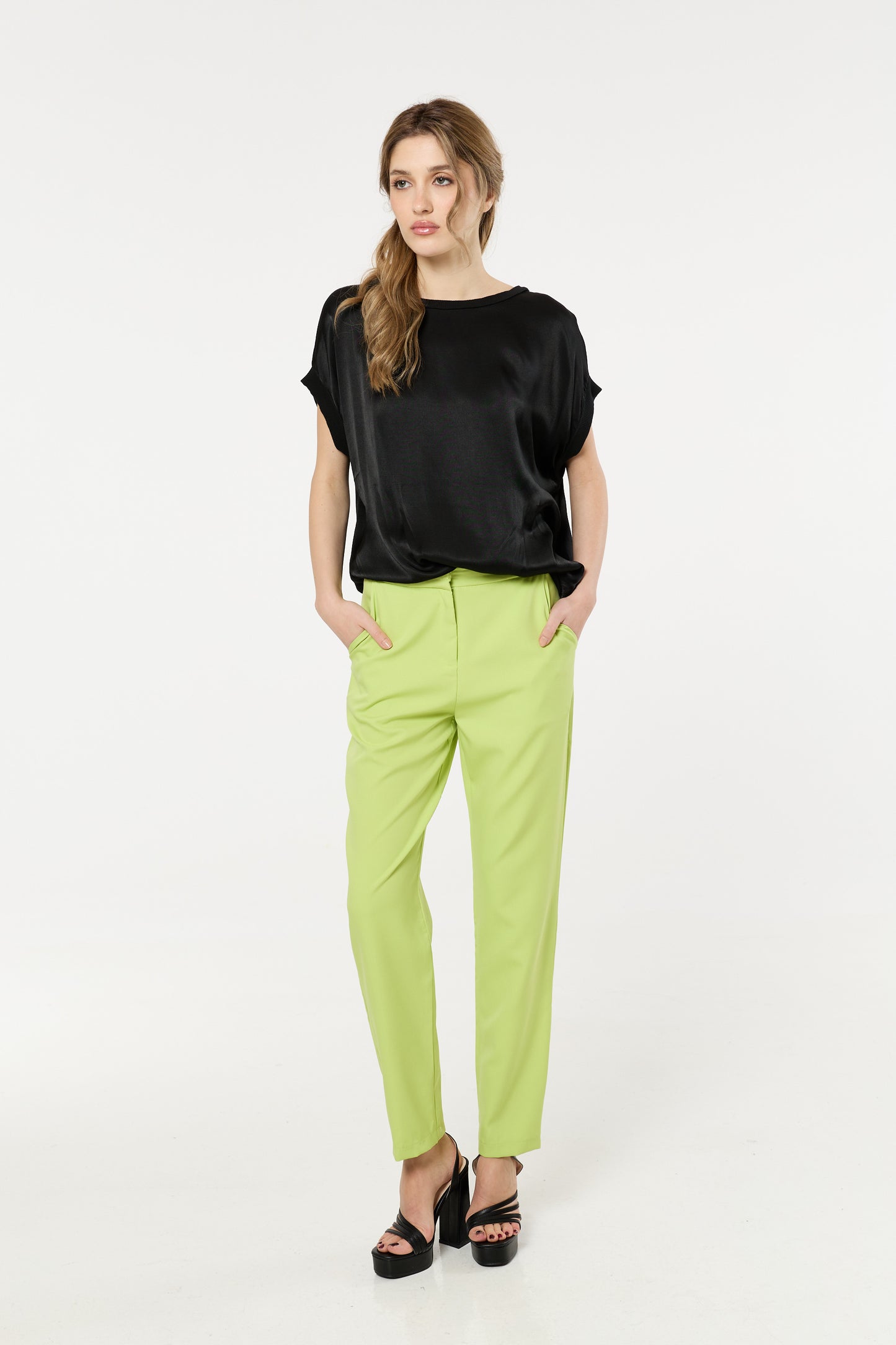 
                  
                    Pistachio Tailored Tapered Trousers
                  
                