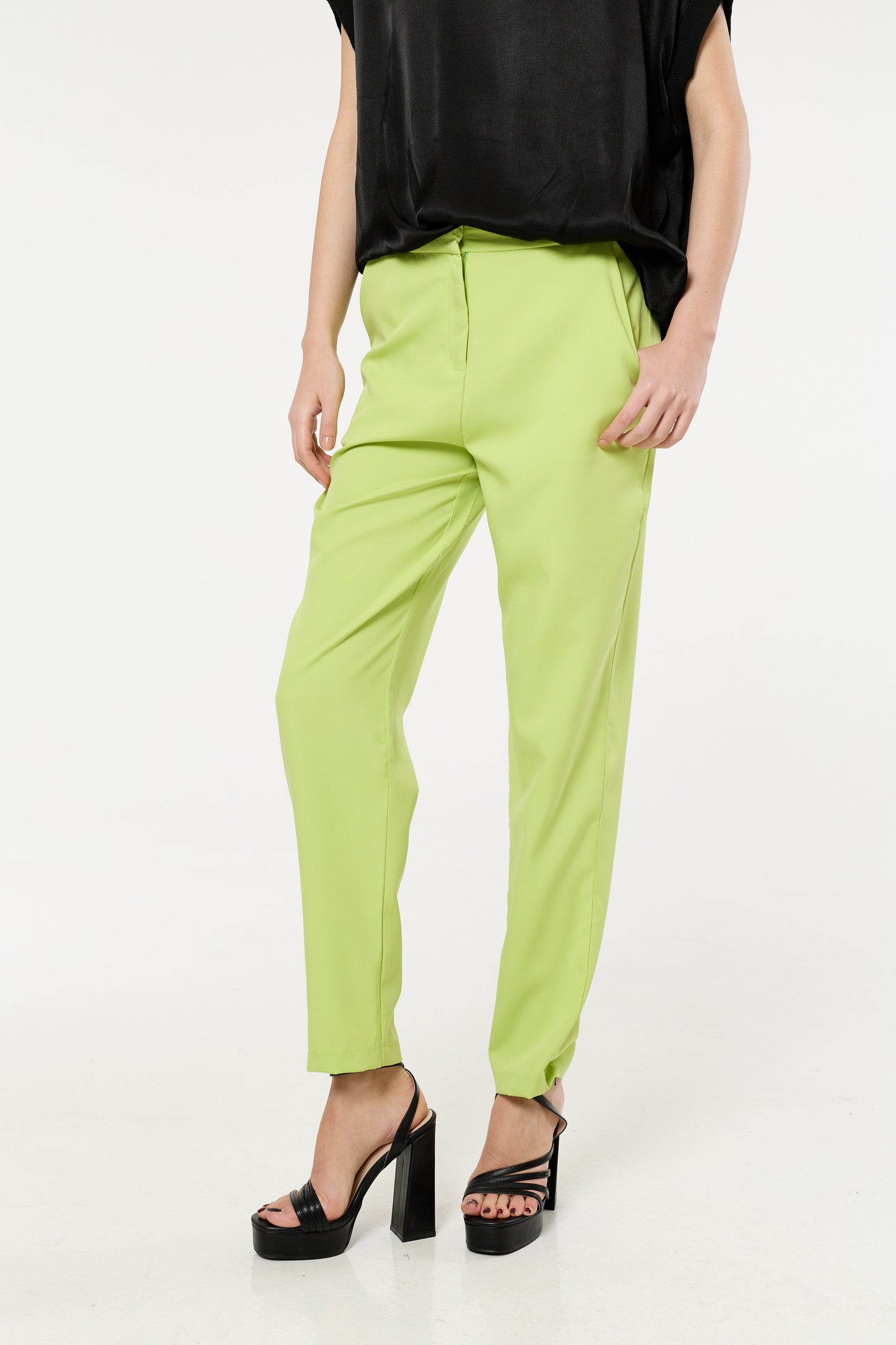 
                  
                    Pistachio Tailored Tapered Trousers
                  
                