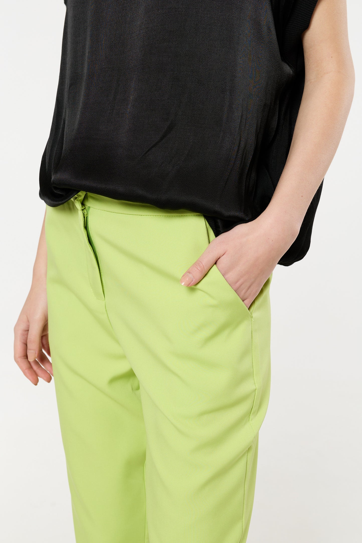 
                  
                    Pistachio Tailored Tapered Trousers
                  
                