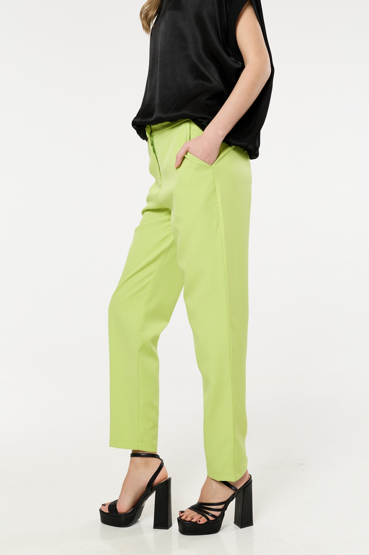
                  
                    Pistachio Tailored Tapered Trousers
                  
                