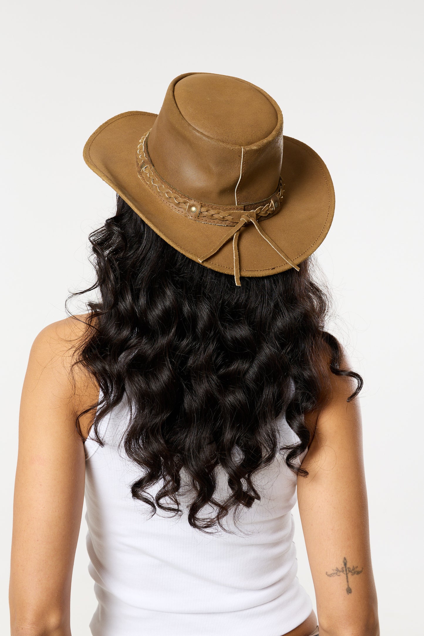 
                  
                    Tan Real Leather Cowboy Hat
                  
                