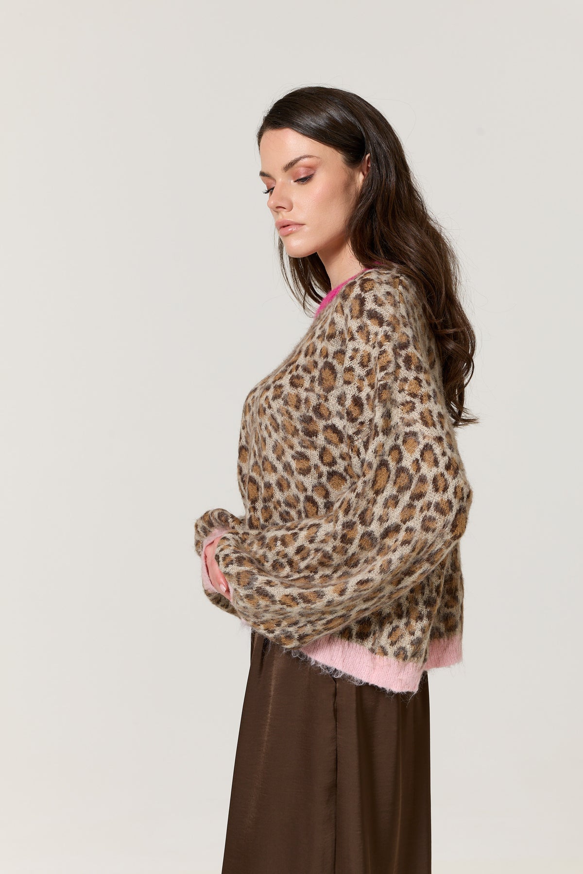 
                  
                    Leopard Print Wool Blend Jumper
                  
                