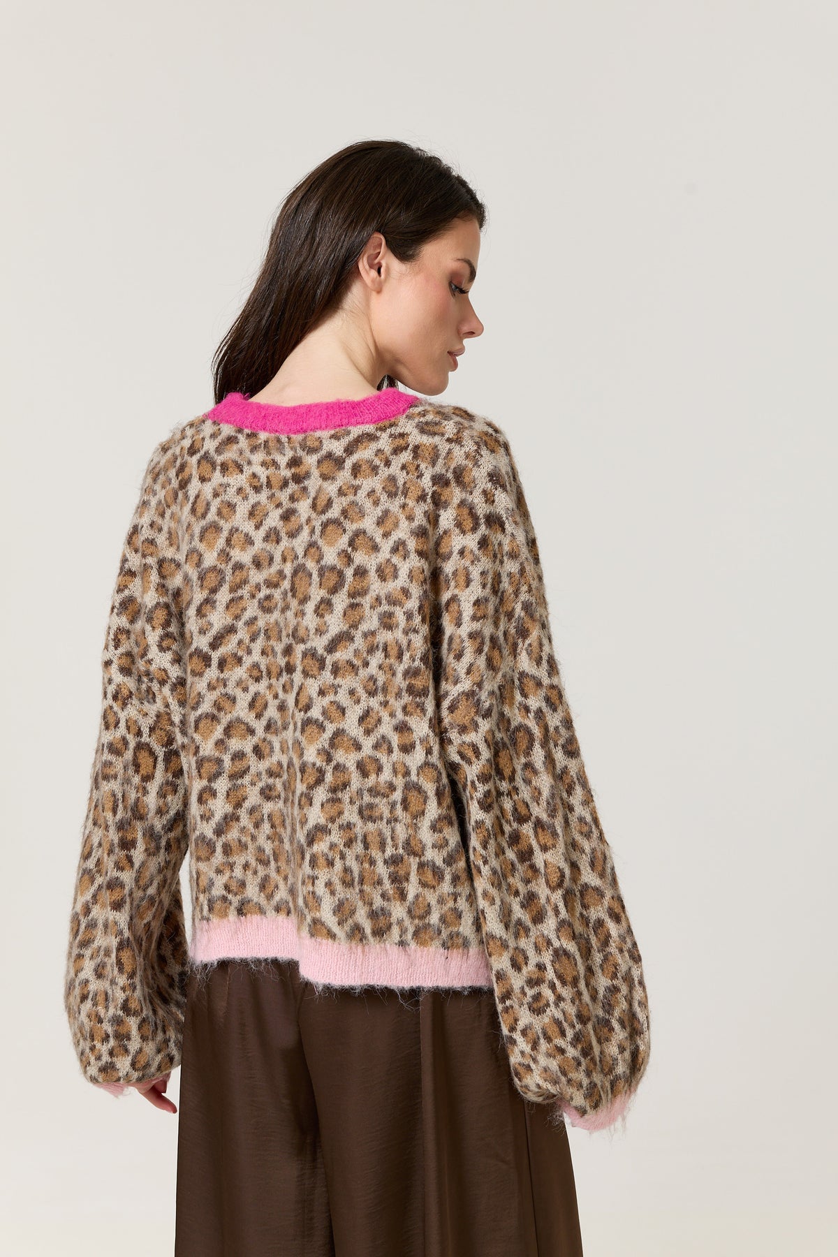 
                  
                    Leopard Print Wool Blend Jumper
                  
                
