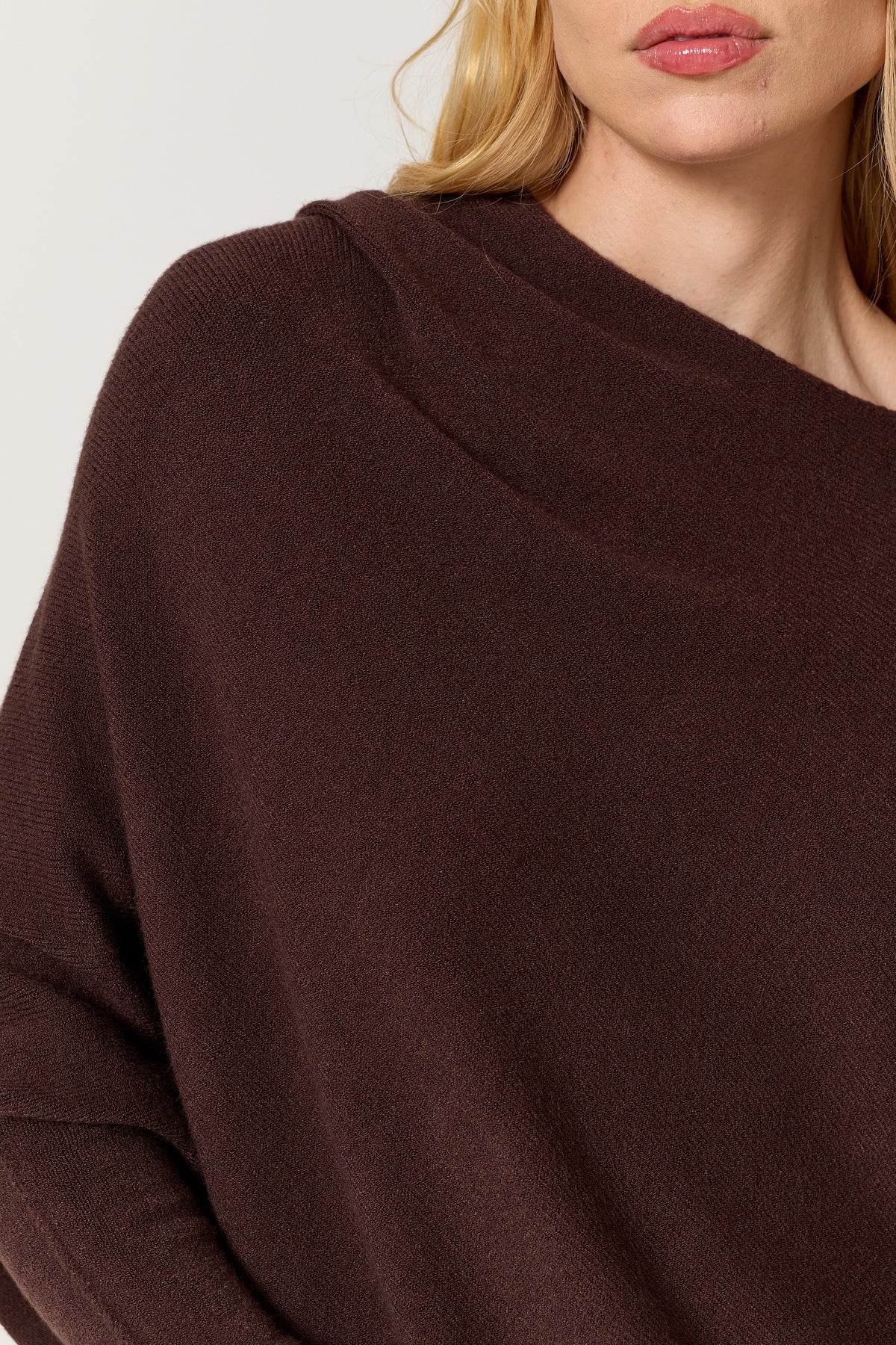
                  
                    Brown Oversized Batwing Knit Jumper
                  
                