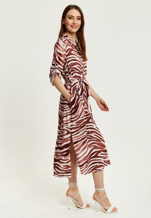 F and outlet f zebra dress