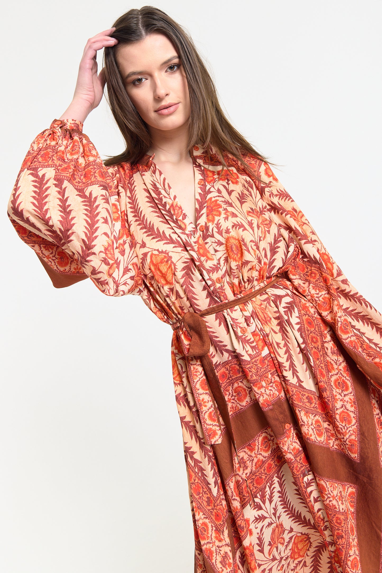 
                  
                    Bohemian Floral Maxi Dress
                  
                