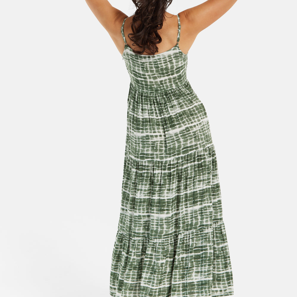 
                  
                    Liquorish Khaki Tie Dye Cami Maxi Dress
                  
                