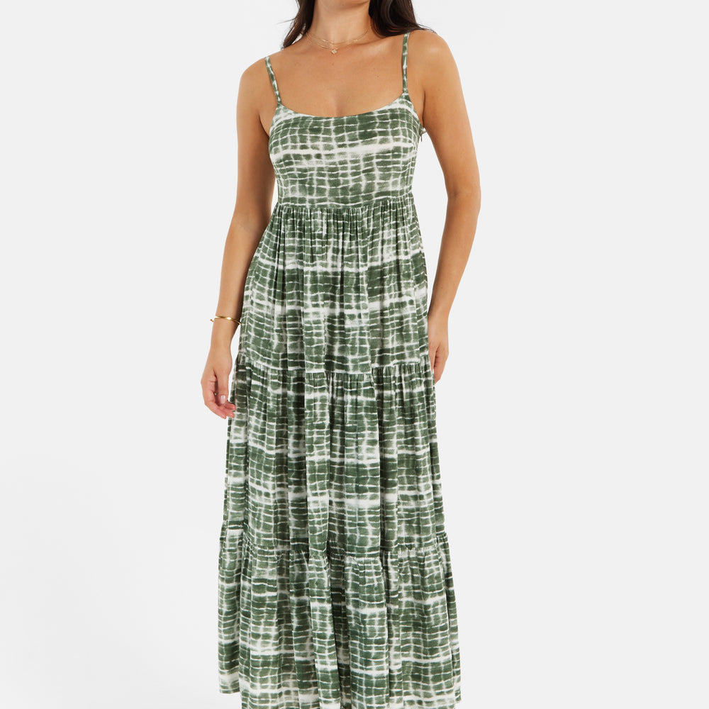 
                  
                    Liquorish Khaki Tie Dye Cami Maxi Dress
                  
                