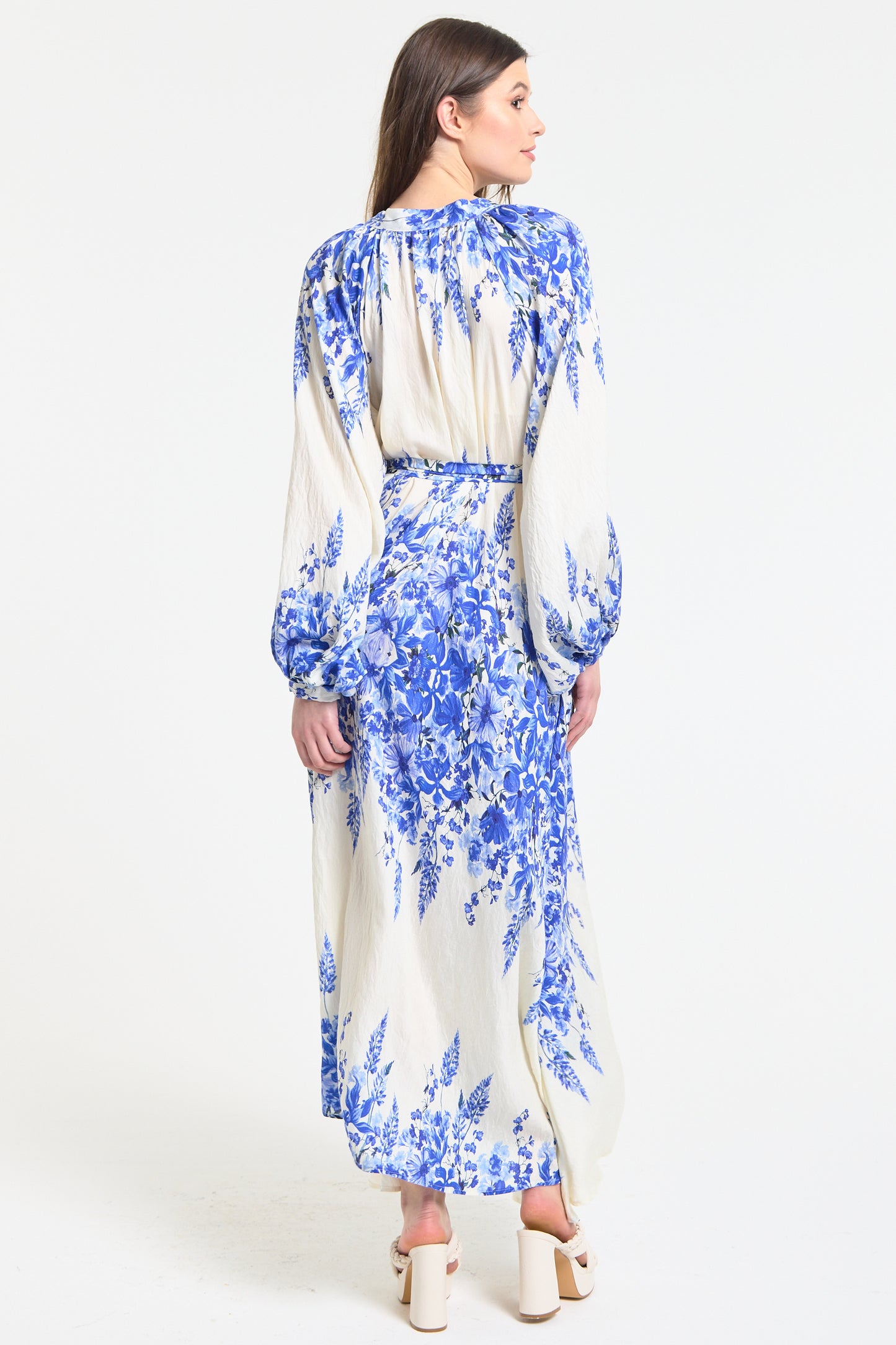 
                  
                    Blue Floral Maxi Dress
                  
                