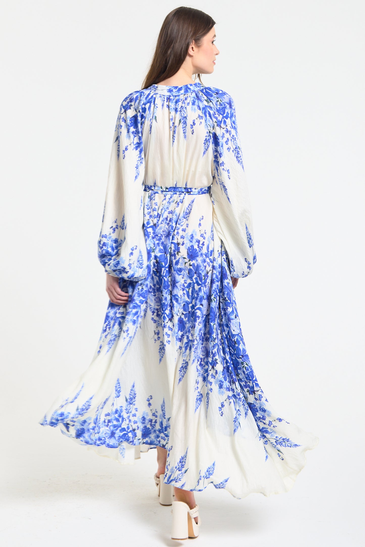 
                  
                    Blue Floral Maxi Dress
                  
                