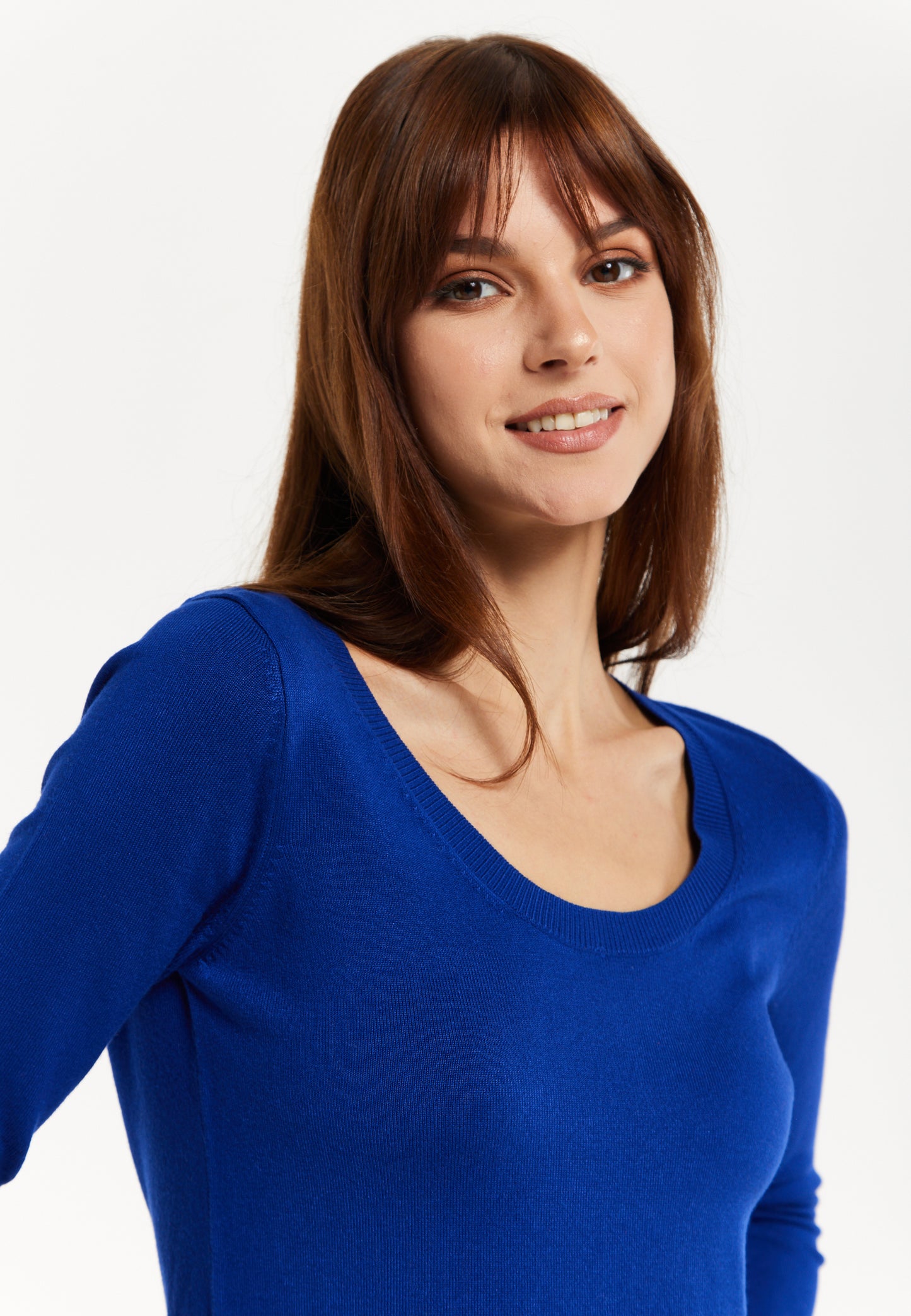 
                  
                    Women's Classic Round Neck Royal Blue Pullover
                  
                