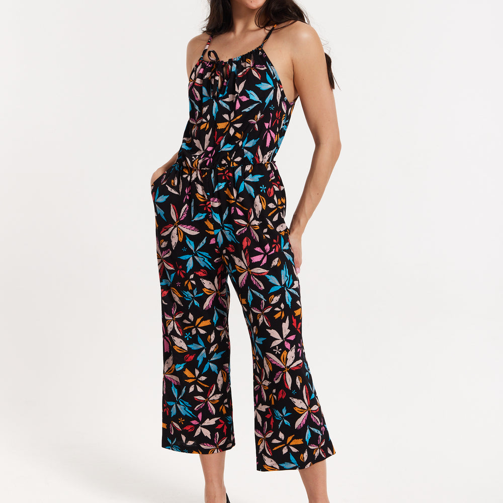 
                  
                    Floral Print Sleeveless Jumpsuit
                  
                