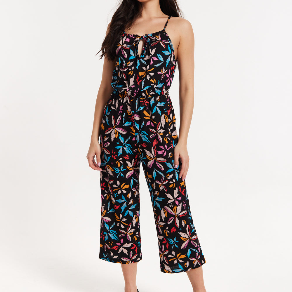 
                  
                    Floral Print Sleeveless Jumpsuit
                  
                